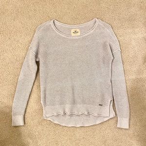 Hollister Beige Knit Sweater Small